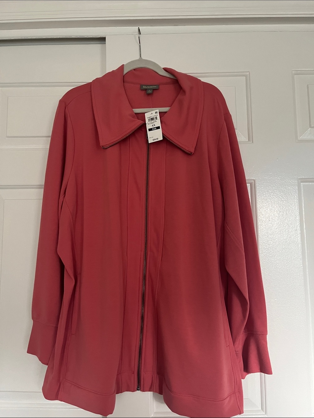 Style and Co Zip-Front Zip Up Jacket